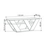 Hanah Home Pipralla Soporte para TV Moca claro